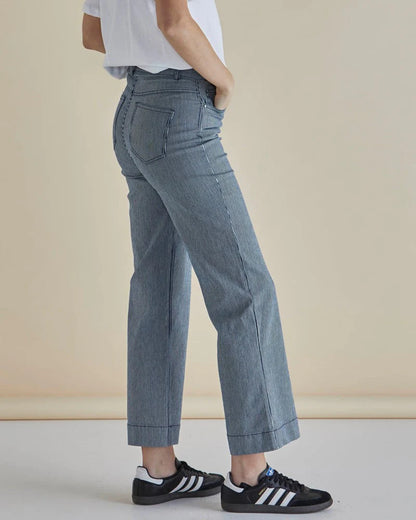 Willow Pinstripe Wide Leg