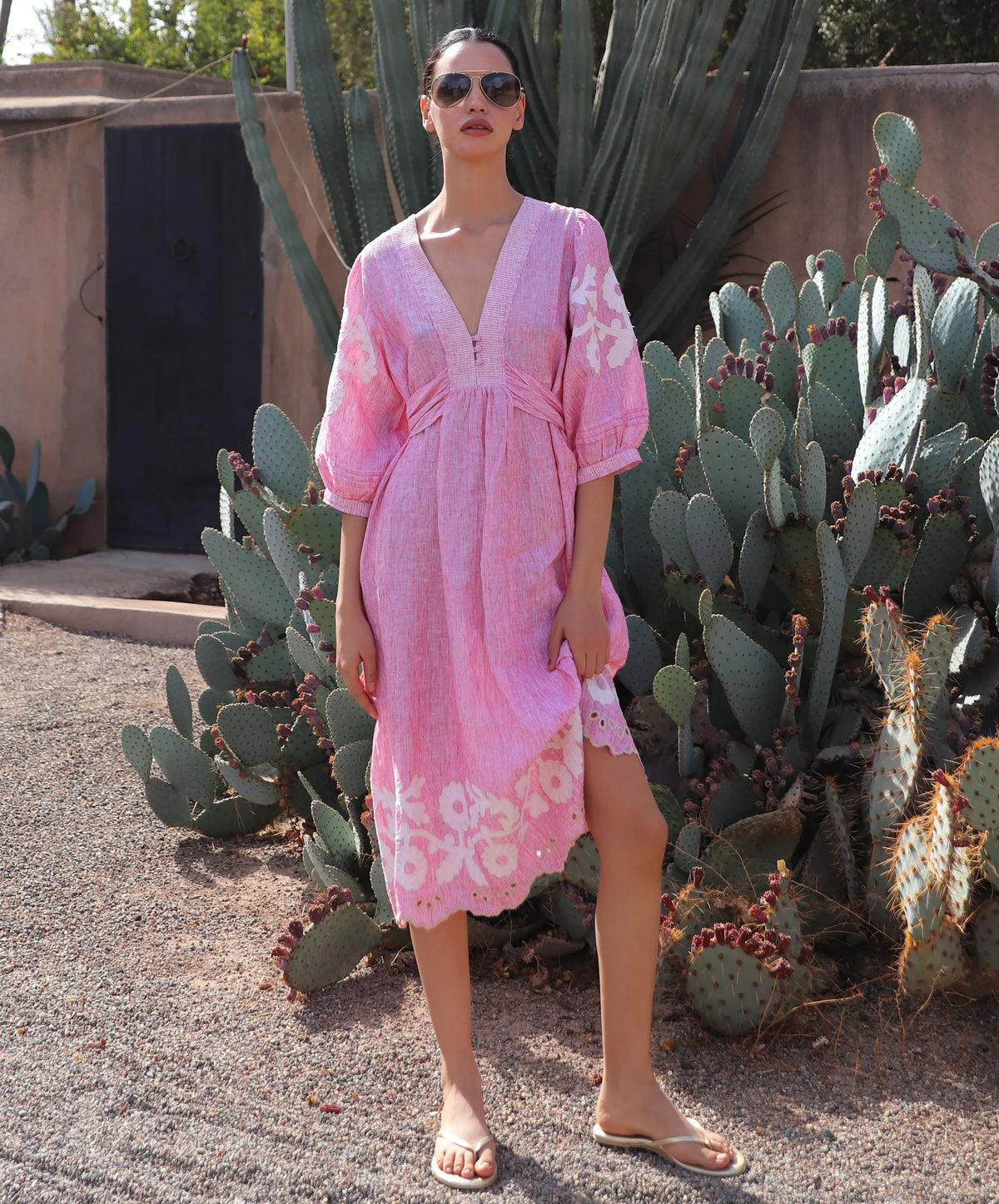 Begonia Cotton Dress