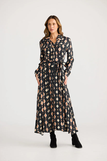Rossellini Long Slv Dress