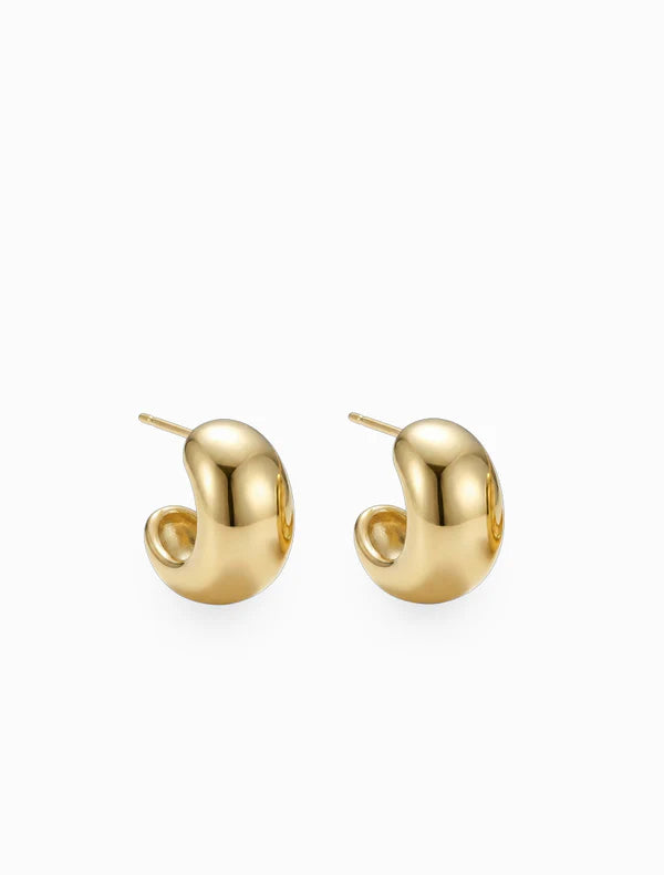 Ball Hoop Earrings