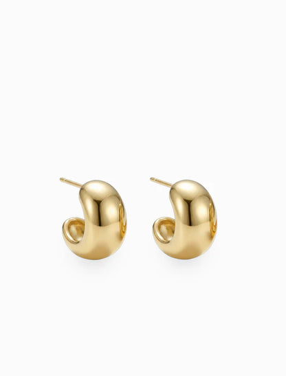 Ball Hoop Earrings
