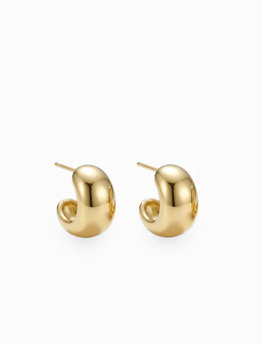 Ball Hoop Earrings