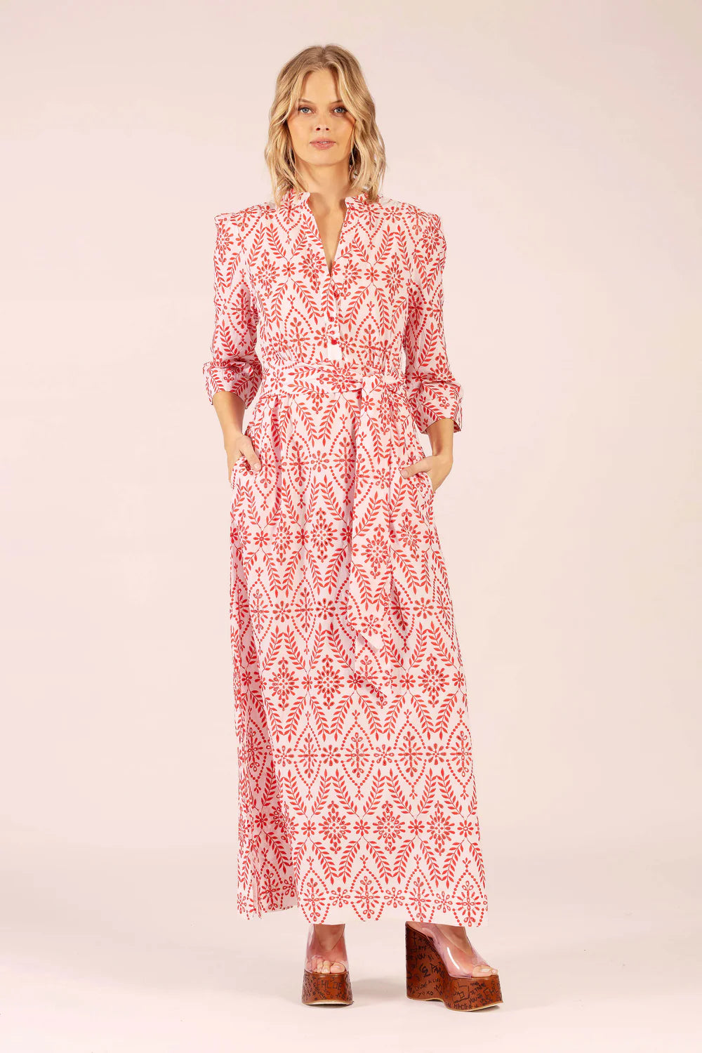Mary Lace Maxi Dress