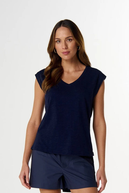 V Neck Muscle Tee
