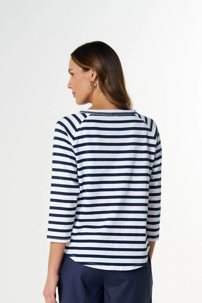 Stripe Raglan Tee