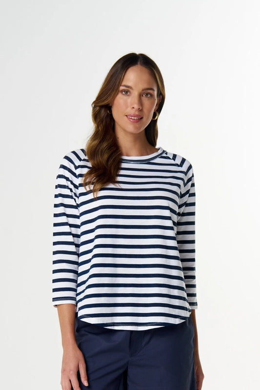 Stripe Raglan Tee