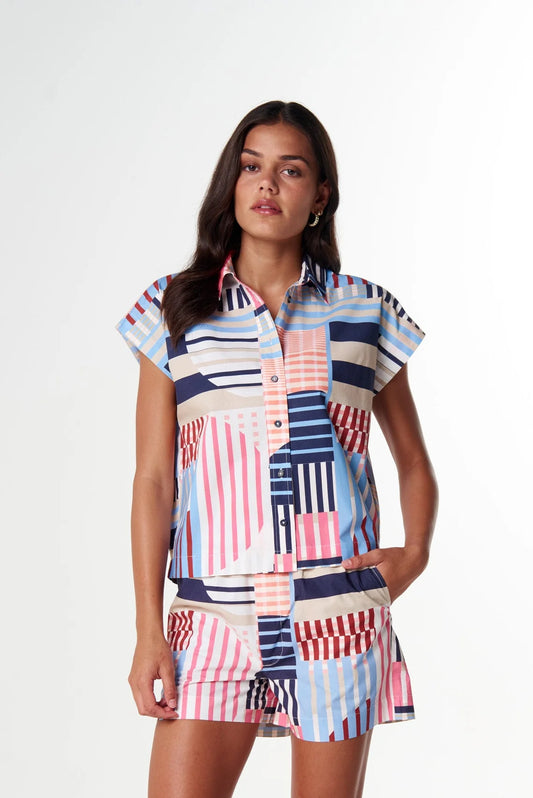 Sun Daze Cap Slv Shirt