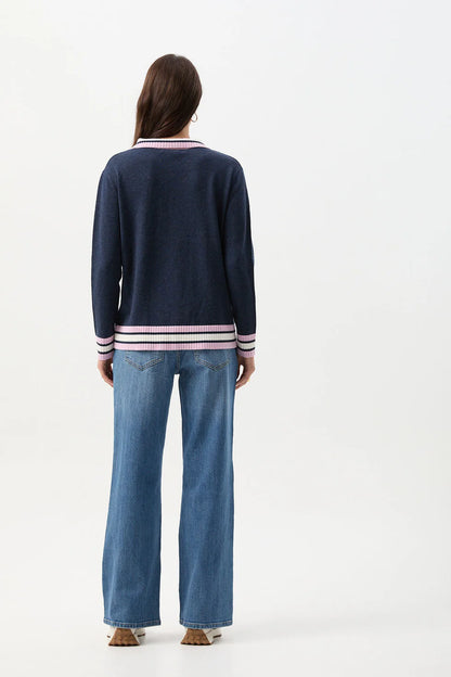 V Neck Polo Knit