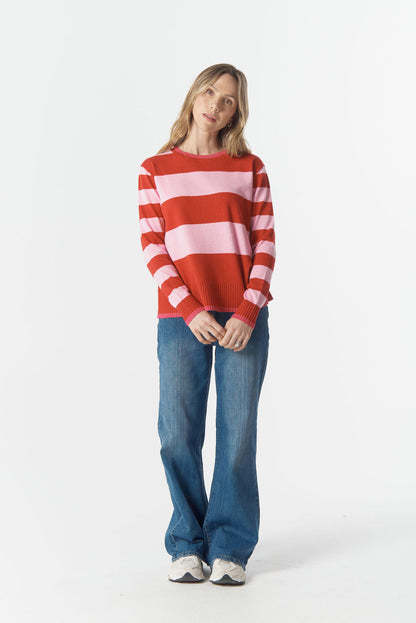 Stripe Preppy Knit