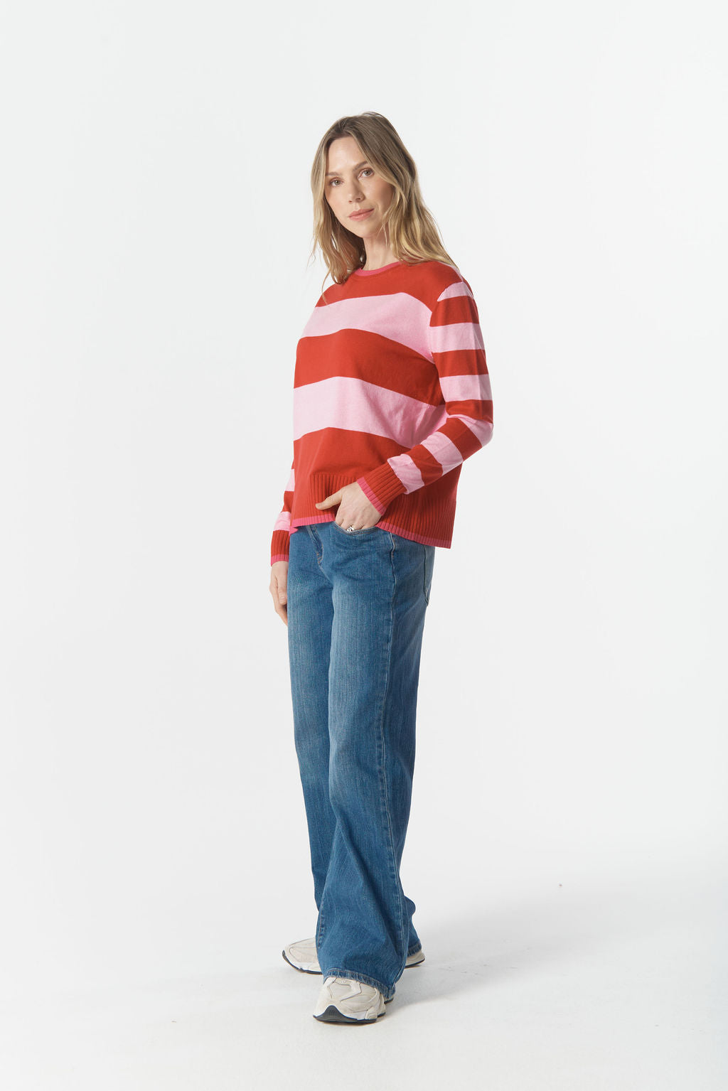 Stripe Preppy Knit