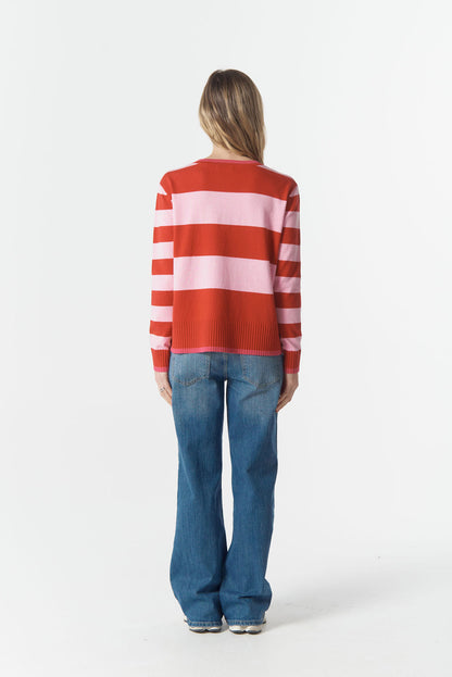 Stripe Preppy Knit