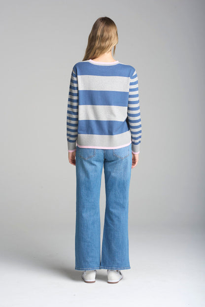 Stripe Preppy Knit