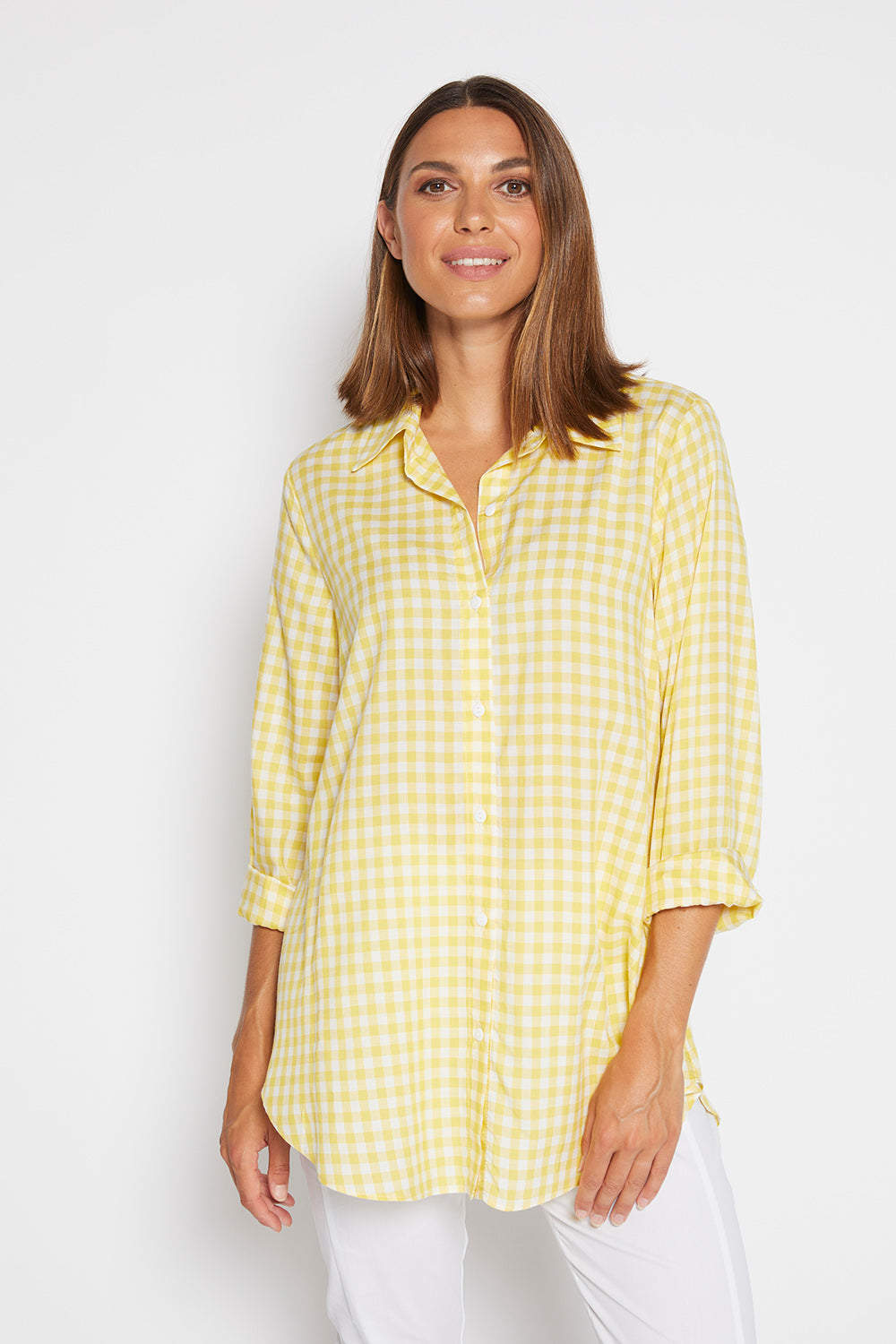 Long Slv Classic Gingham Shirt