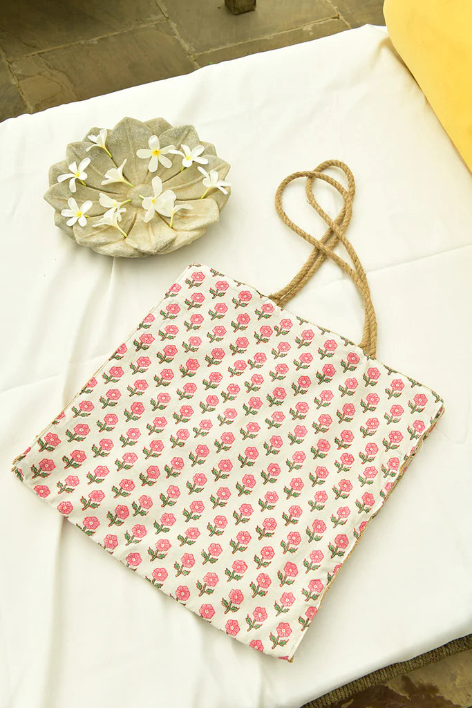 Small Marigold Jute Bag