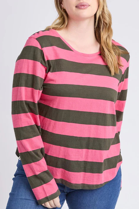 Spritz Stripe Long Sleeve Tee