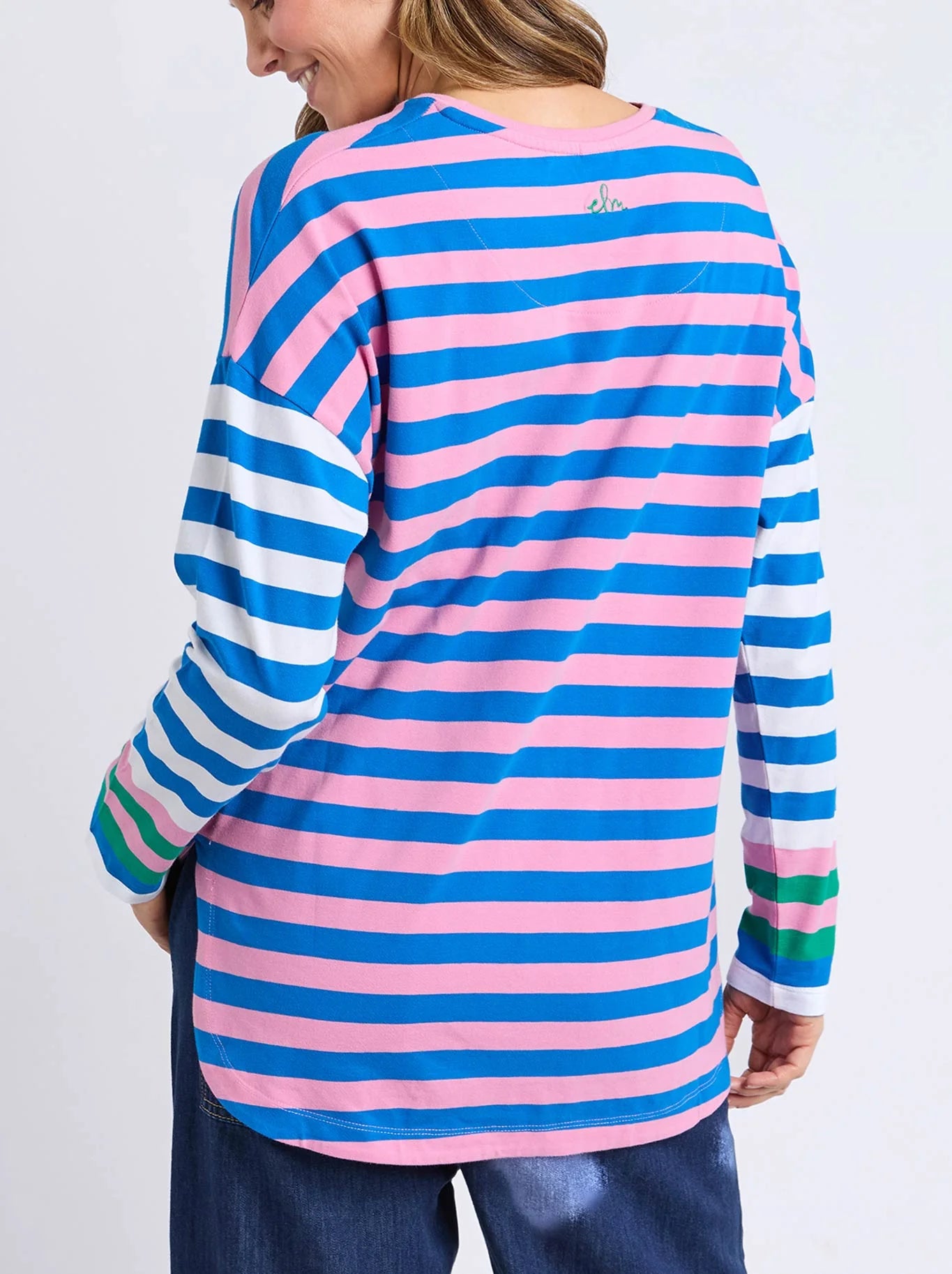 Taffy Stripe Long Slv Tee