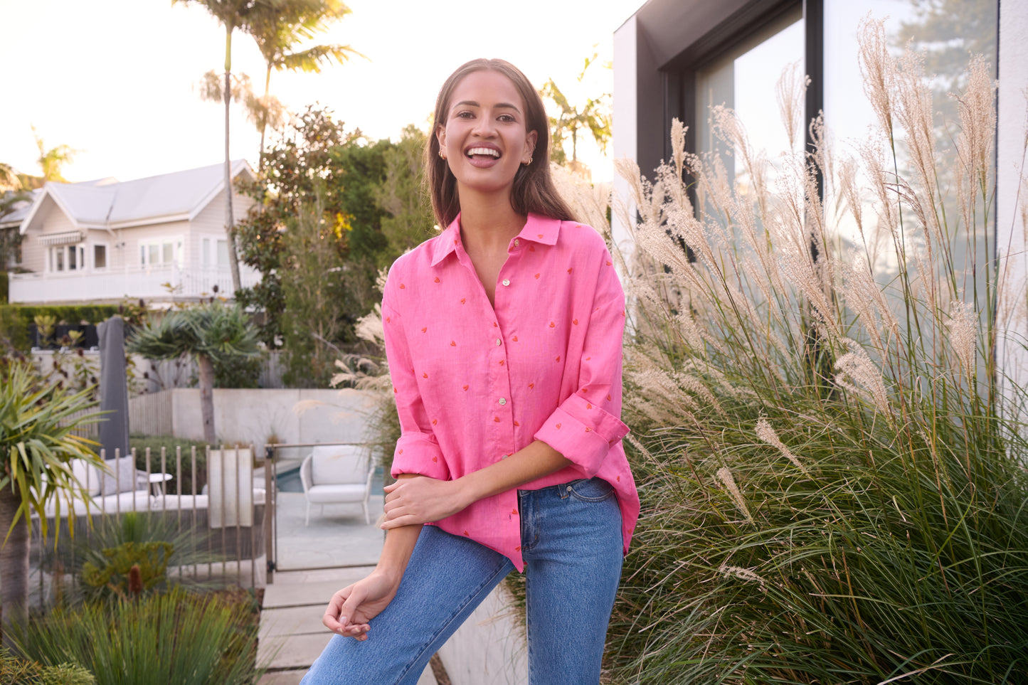 Amour Love Long Slv Shirt