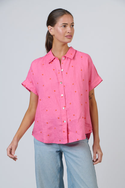 Amour Short Slv Shirt