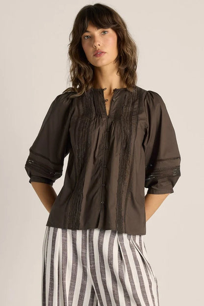 Freya Lace Trim Blouse