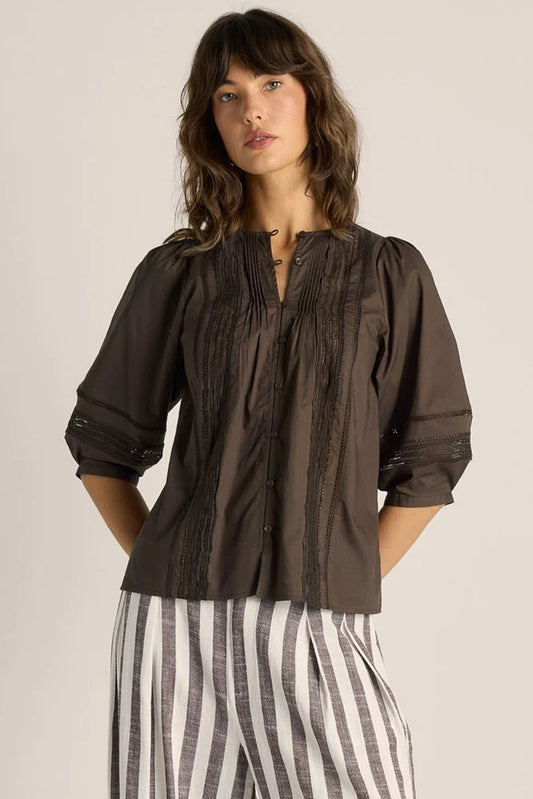 Freya Lace Trim Blouse
