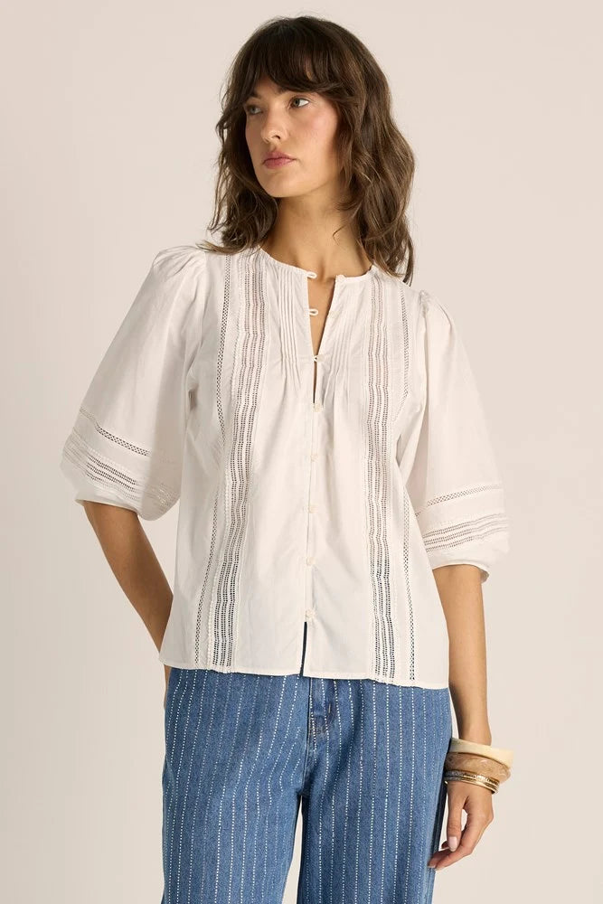 Freya Lace Trim Blouse