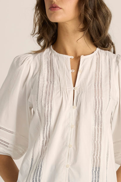 Freya Lace Trim Blouse