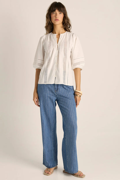 Freya Lace Trim Blouse
