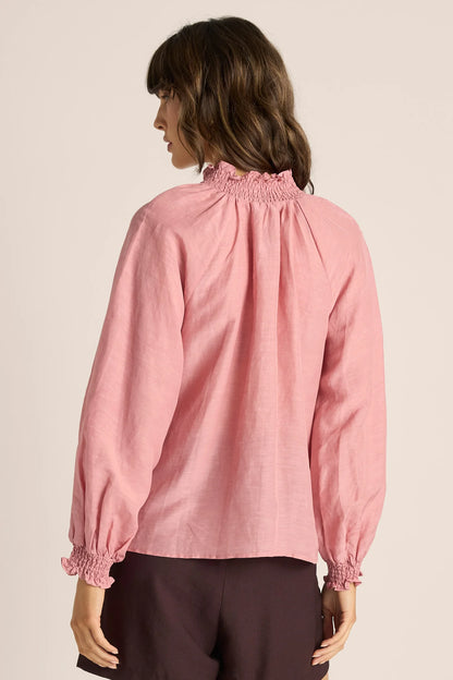 Lani Shirred Blouse