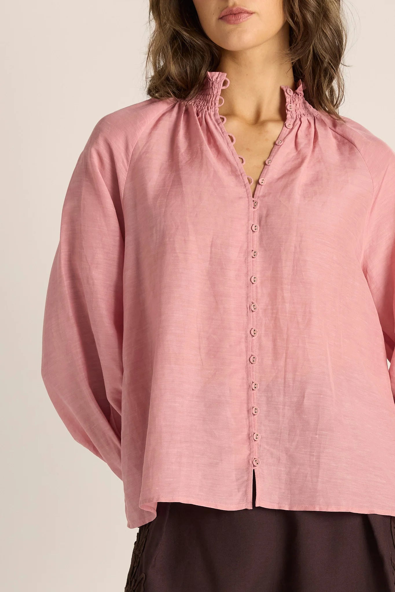 Lani Shirred Blouse