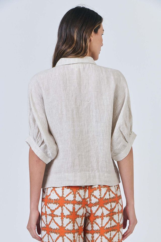 Linen Collared Shirt