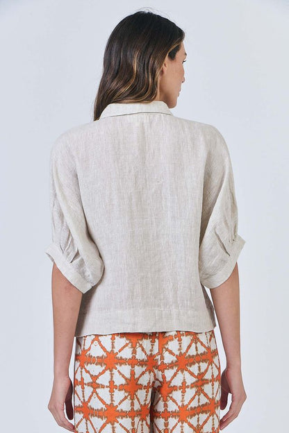 Linen Collared Shirt