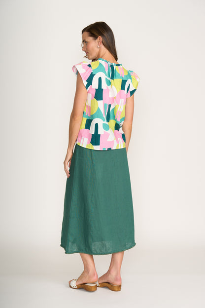 As A Button Top
