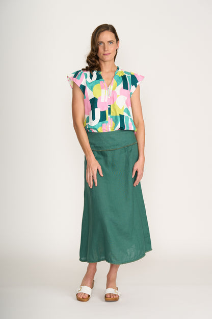 As A Button Top