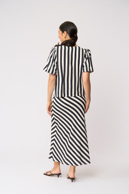Stripe Right Skirt