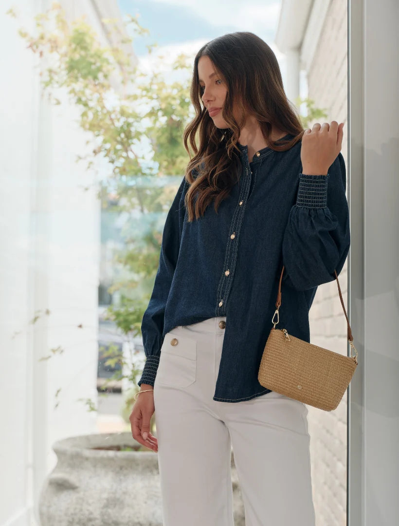 Fleur Denim Shirt