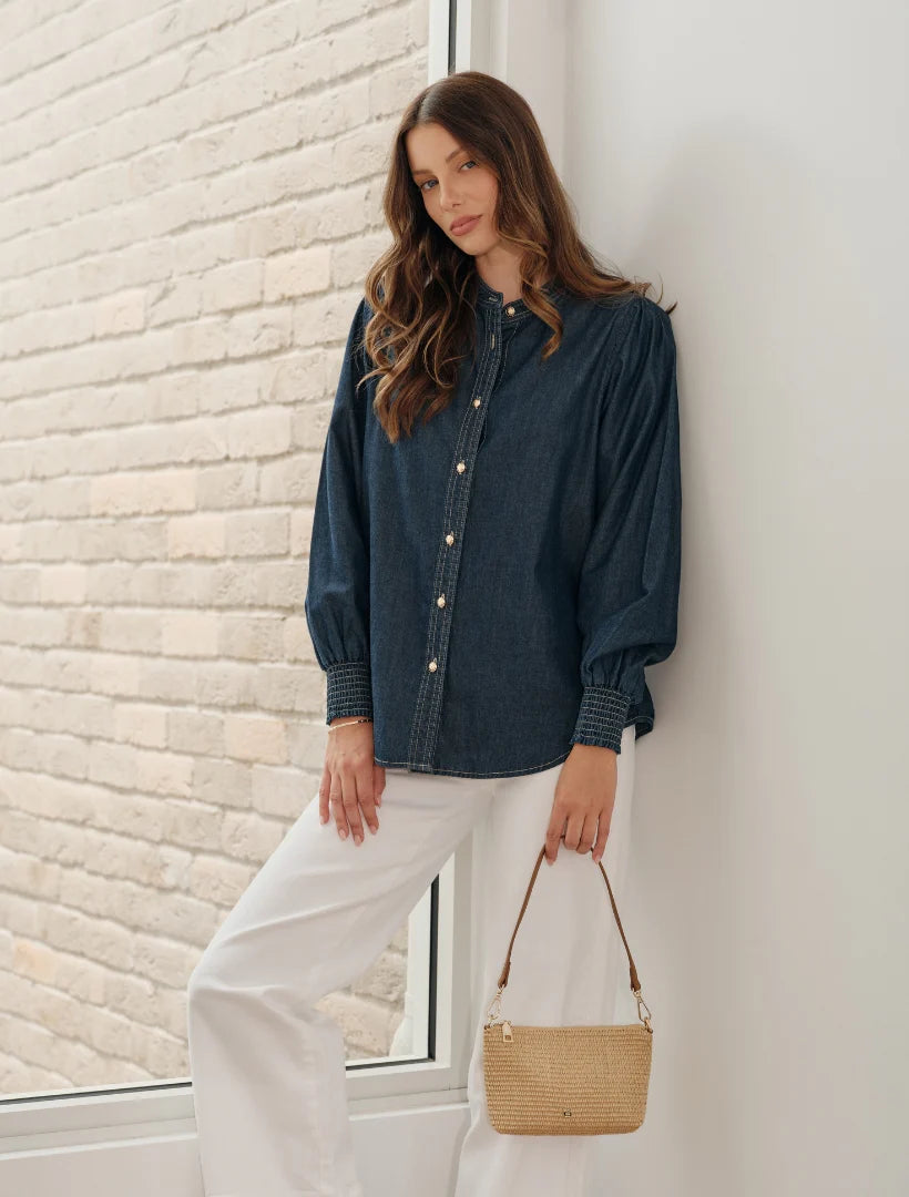 Fleur Denim Shirt