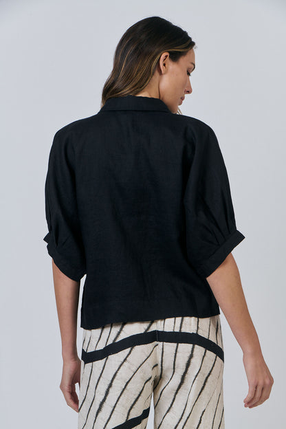 Linen Collared Shirt