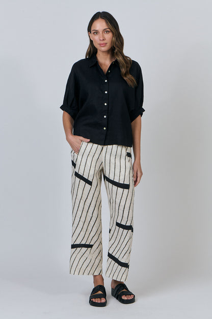 Linen Collared Shirt