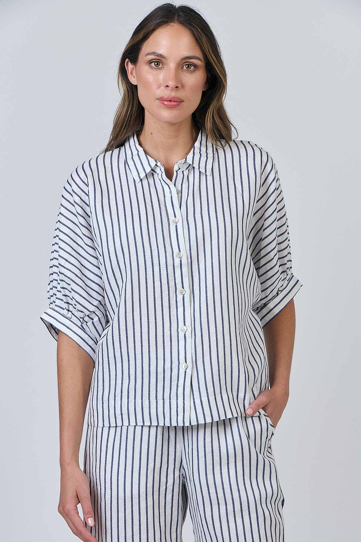 Linen Collared Shirt