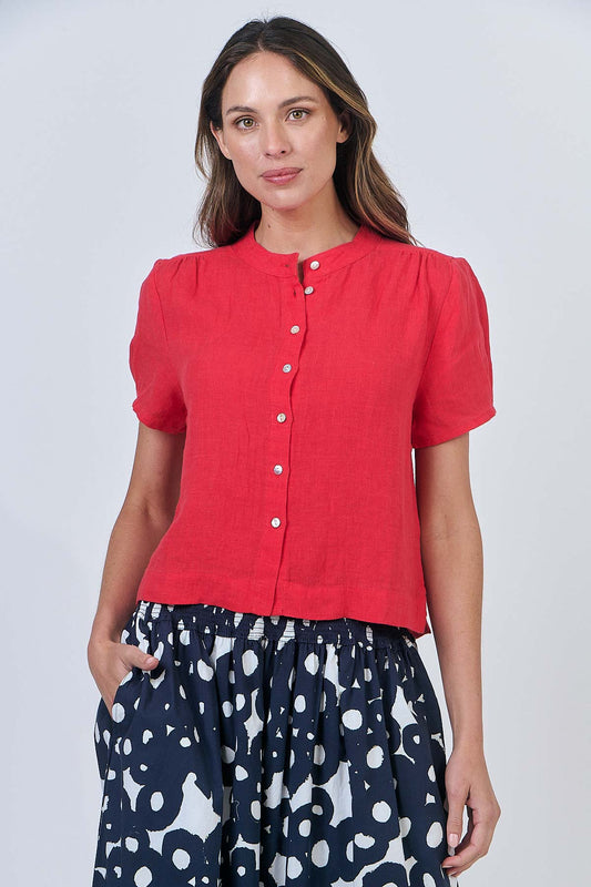 Gather Cuff Shirt