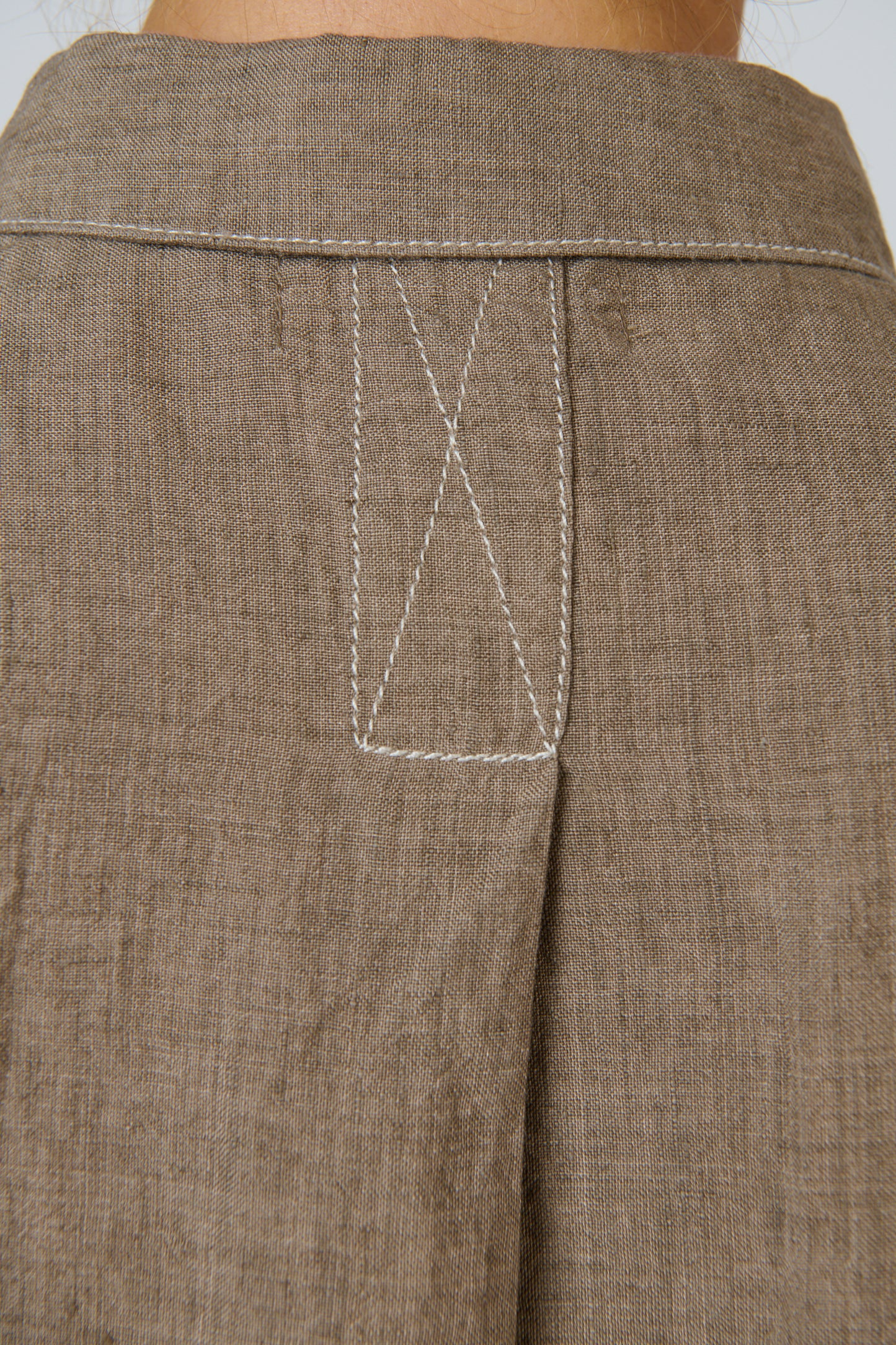 Collared Linen Top