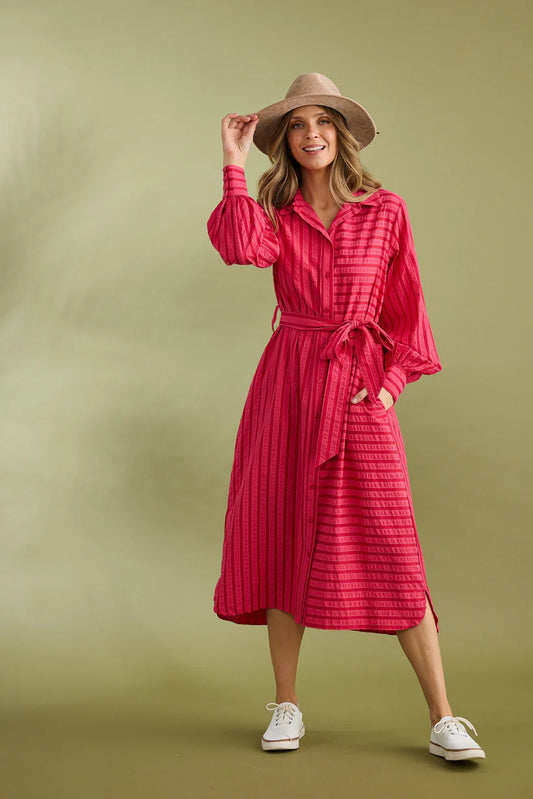 Carnation Shirt Dress
