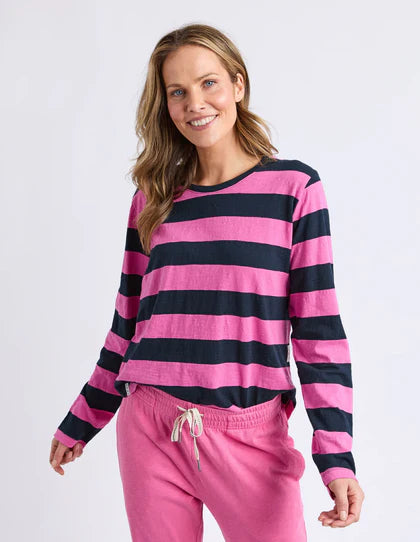 Spritz Stripe Long Sleeve Tee