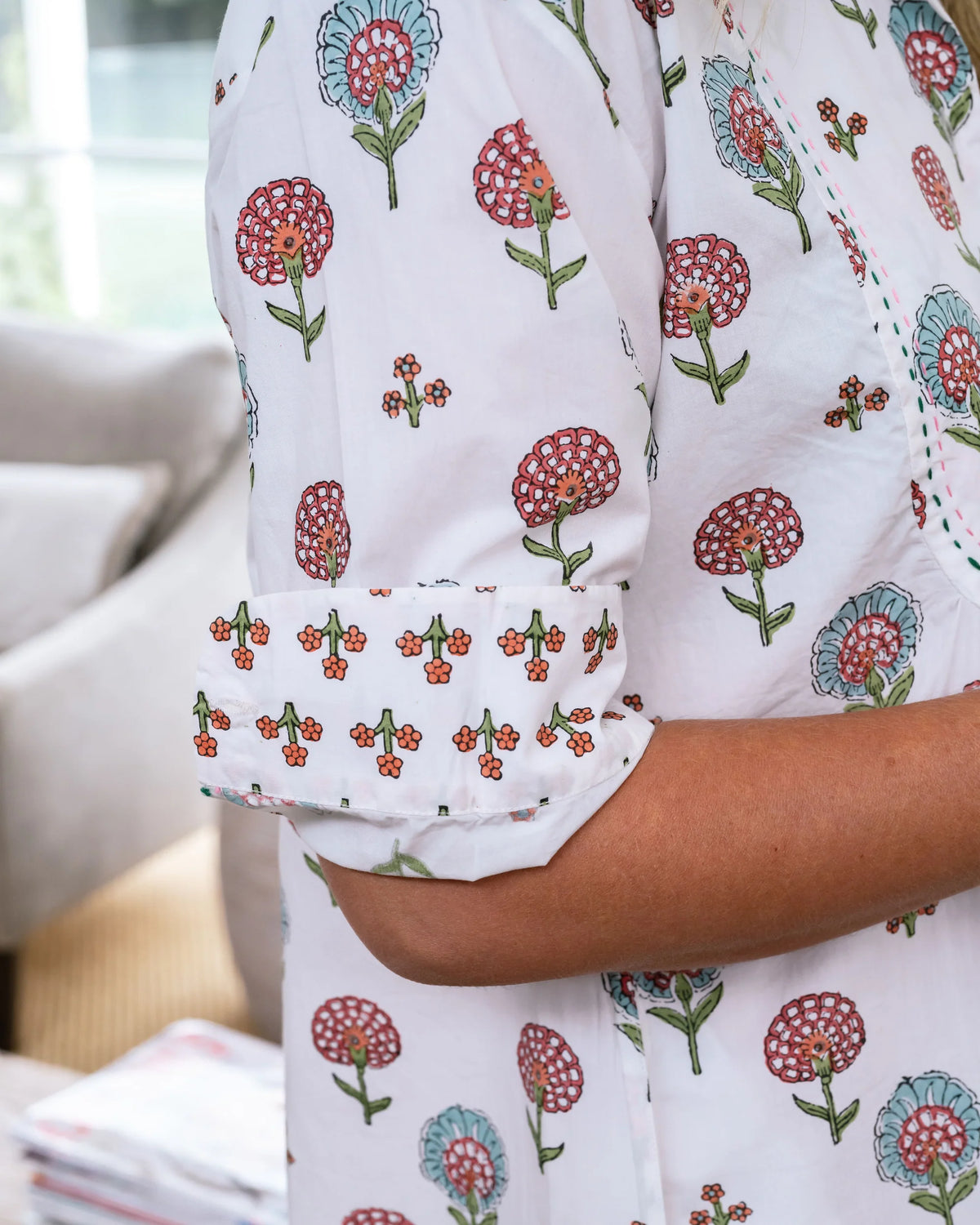 Happy Poppy Midi Shirtdress
