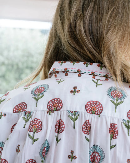 Happy Poppy Midi Shirtdress