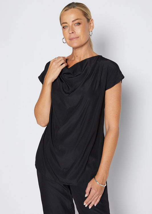Lustre Cowl Top