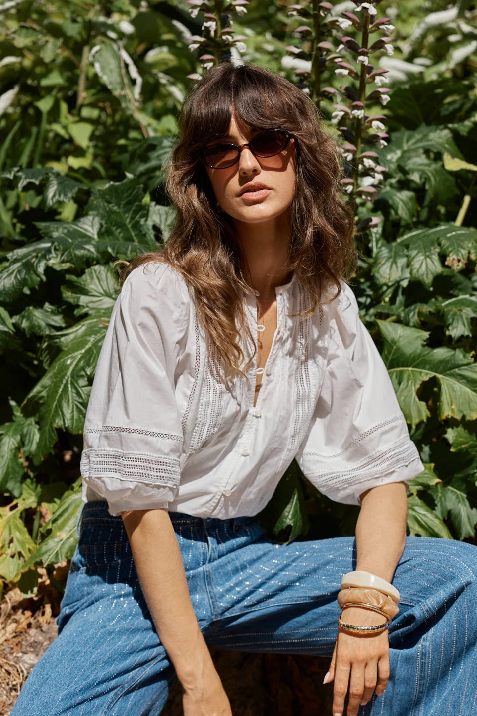 Freya Lace Trim Blouse