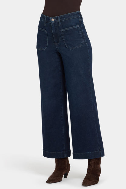 Teresa Ankle Patch Pocket Jeans