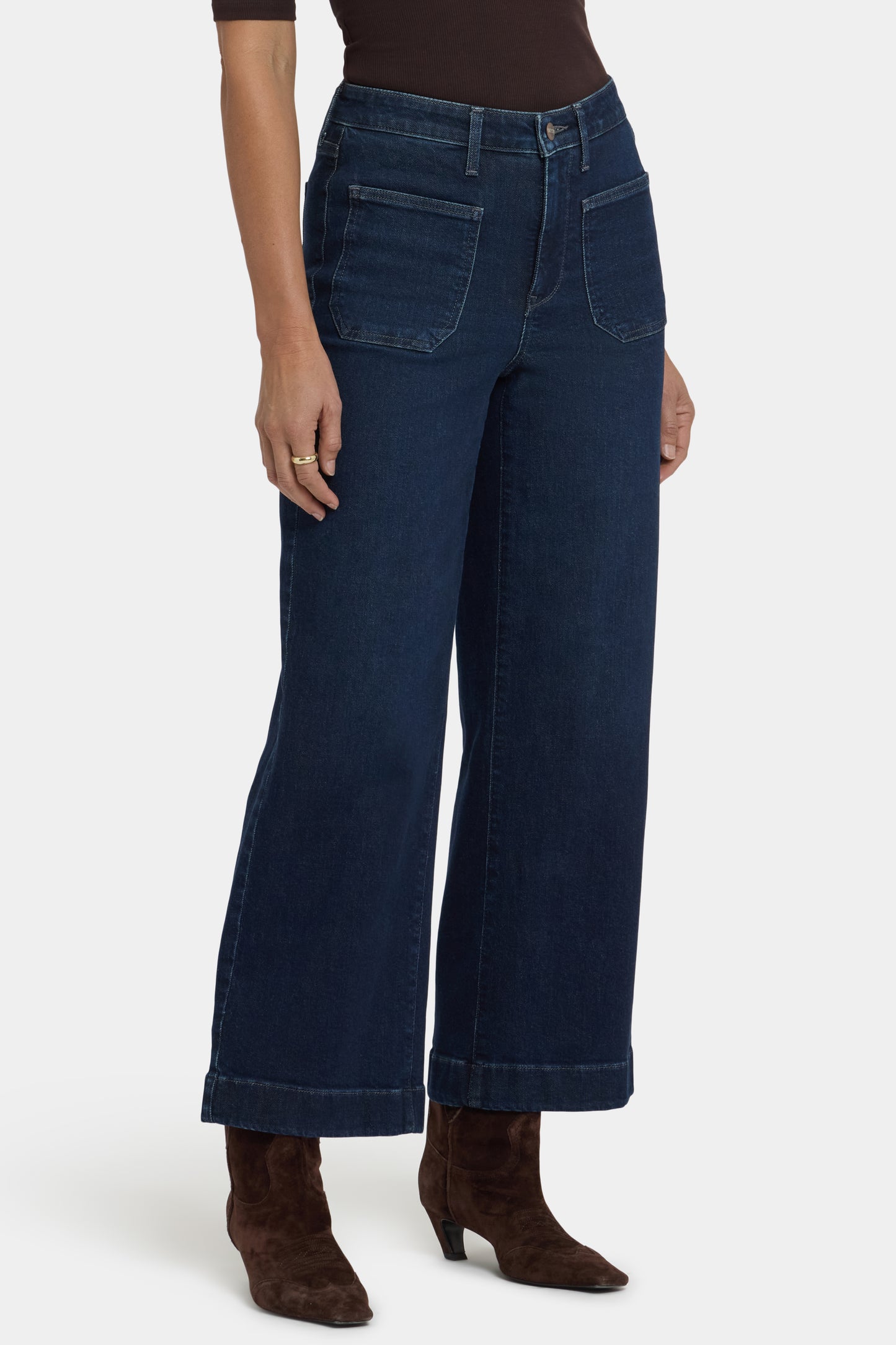 Teresa Ankle Patch Pocket Jeans
