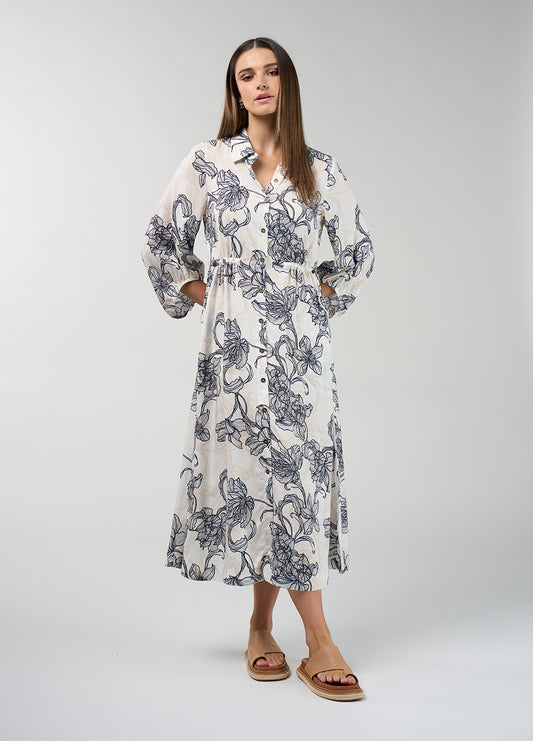 Blueprint Shirtdress